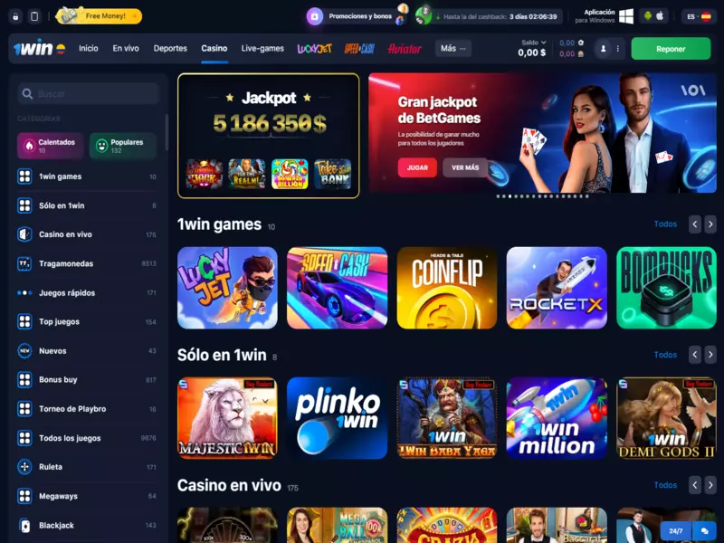 1Win: un casino seguro con gran variedad de juegos online 1Win: un casino seguro con gran variedad de juegos online