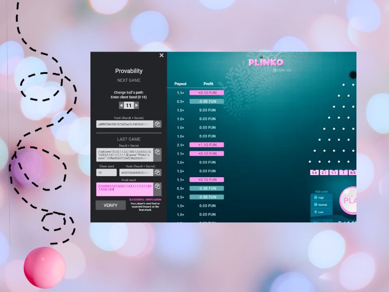 Pros and cons of the Plinko game