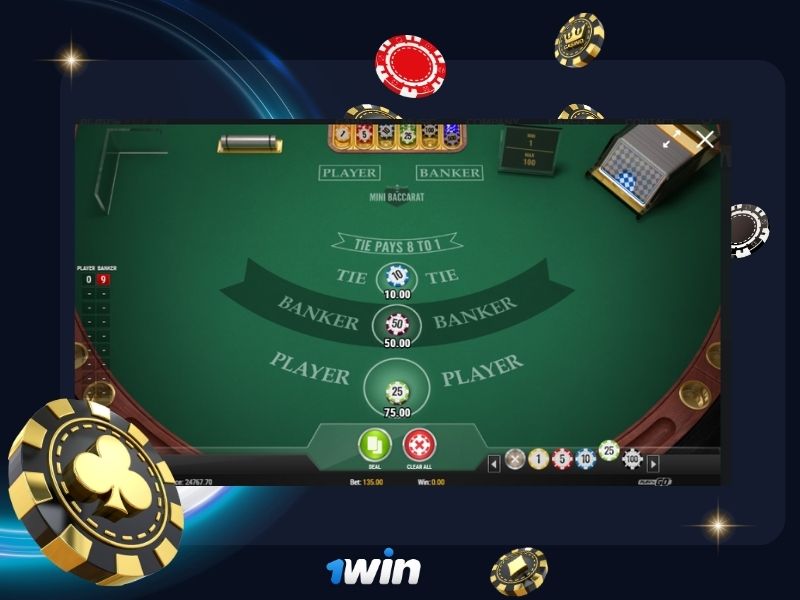 What is baccarat 1win?