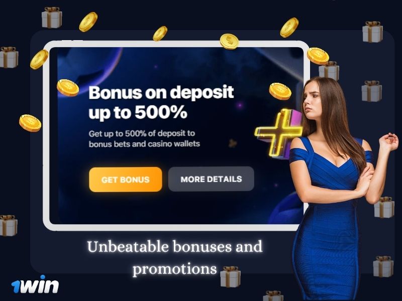 Benefit from the 500% bonus offered by 1win